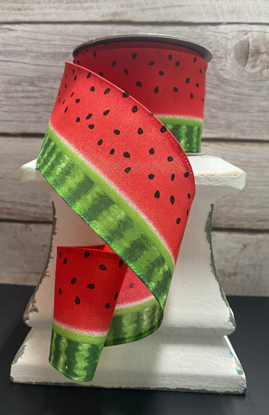 2.5” x 10yards Watermelon red